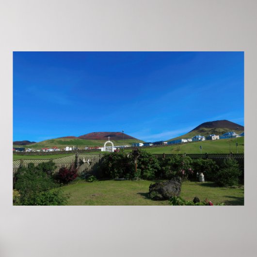 Poster Volcan du jardin (Devant)