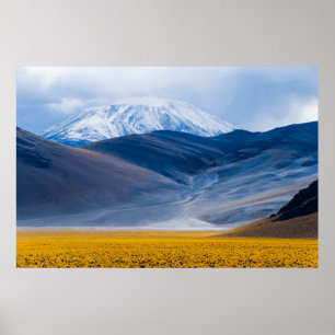 Poster Volcan Incahuasi, Argentine