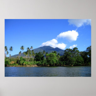 Poster Volcan Maderas