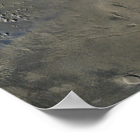 Poster Volcan Olympus Mons sur Mars (Coin)