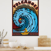 POSTER VOLCANOES BAJA MEXICO SURFBREAK SURFBREAK (Cuisine)