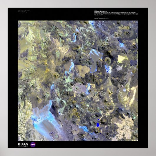 Poster Volcans chiliens (Devant)