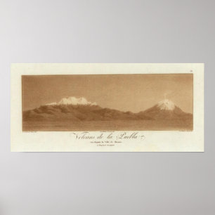 Poster Volcans de Mexico