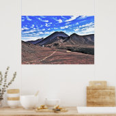Poster Volcans du Tongariro (Cuisine)