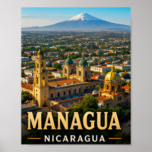Poster Volcans et beauté lacustre de Managua