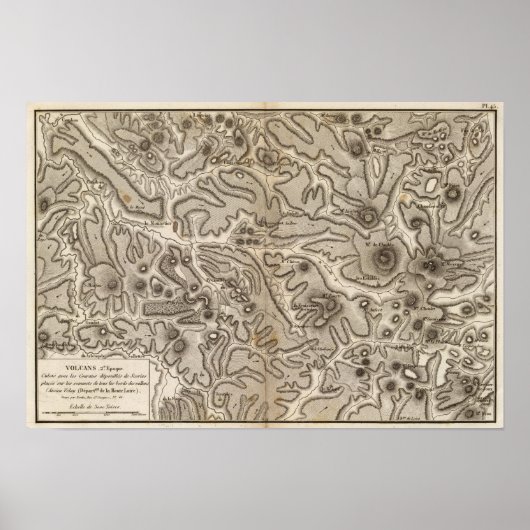 Poster Volcans Haute Loire (Devant)