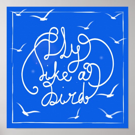 Poster Voler Comme Un Oiseau (Devant)