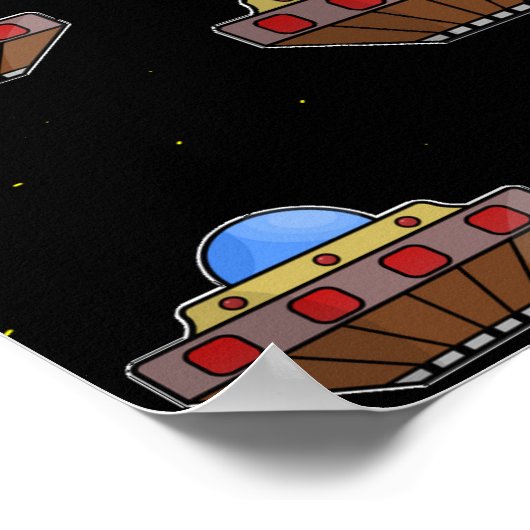 Poster voler dans l'espace (Coin)