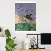 Poster "Voler haut" (Bureau à domicile)