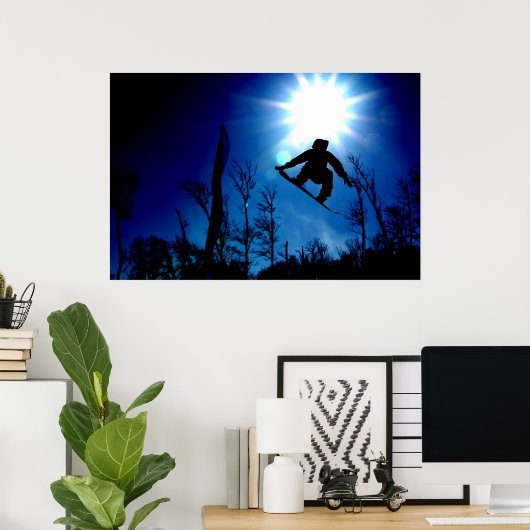 Poster Voler haut (Bureau à domicile)