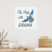 Poster Voler haut avec le drame (Cuisine)