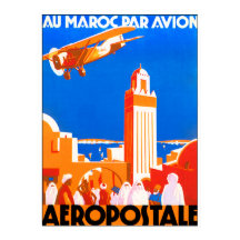 Voler Morocco Air. Aéropostale