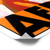 Poster Voler Morocco Air. Aéropostale (Coin)