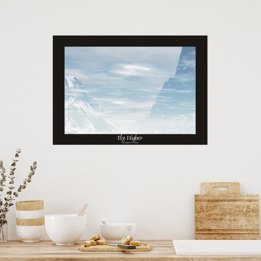 Poster Voler plus haut (Cuisine)