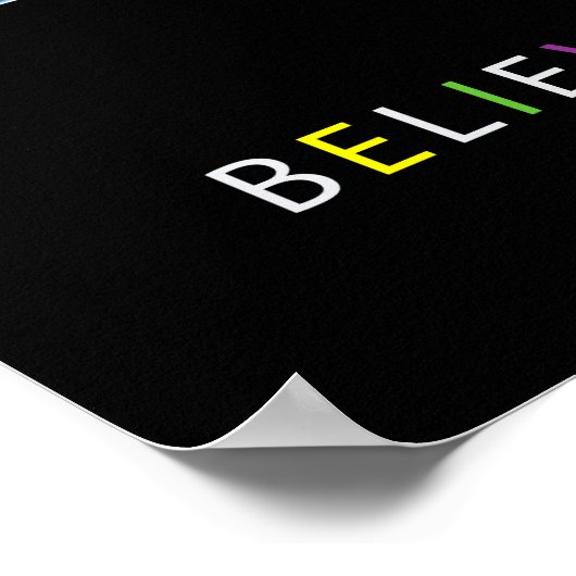 Poster Voler porc dans le prisme croire (Coin)