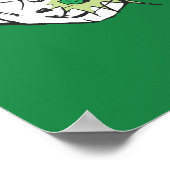 Poster Voler vers l'avant de la lanterne verte (Coin)