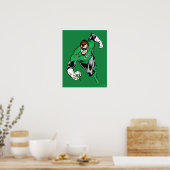 Poster Voler vers l'avant de la lanterne verte (Cuisine)