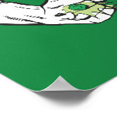 Poster Voler vers l'avant de la lanterne verte (Coin)