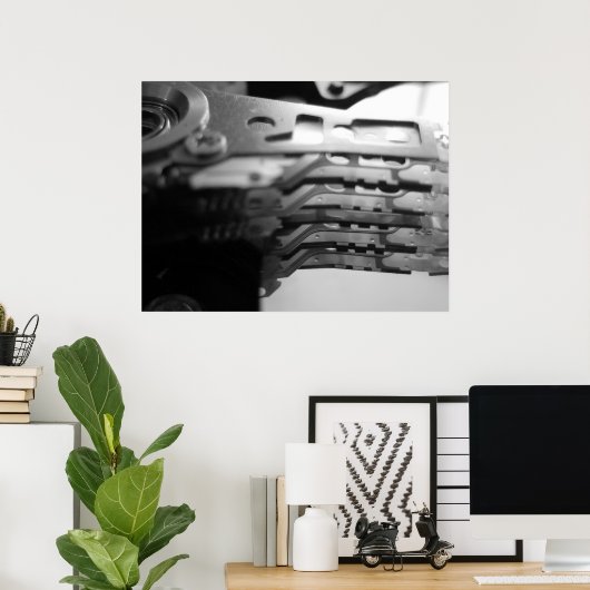 Poster Volet technologique (Bureau à domicile)