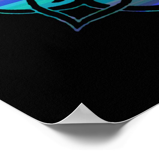 Poster Volet Valide - Midnight Imprimer (Coin)