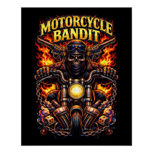 Poster Voleur à moto (Devant)