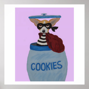 Poster Voleur de biscuits Chihuahua