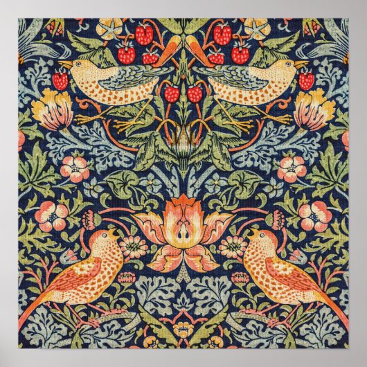 Poster Voleur de fraises William Morris (Devant)