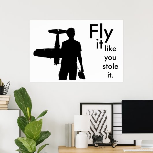 Poster Volez comme vous l'avez volé (Bureau à domicile)