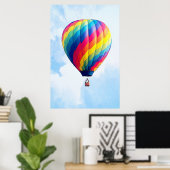 Poster Volez Libérez Mon Ballon À Air Chaud ! (Bureau à domicile)