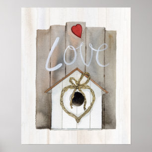 Poster Volière rustique de Valentine