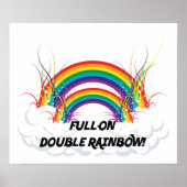 POSTER - VOLLEDIG DUBBELE RAINBOW (Voorkant)