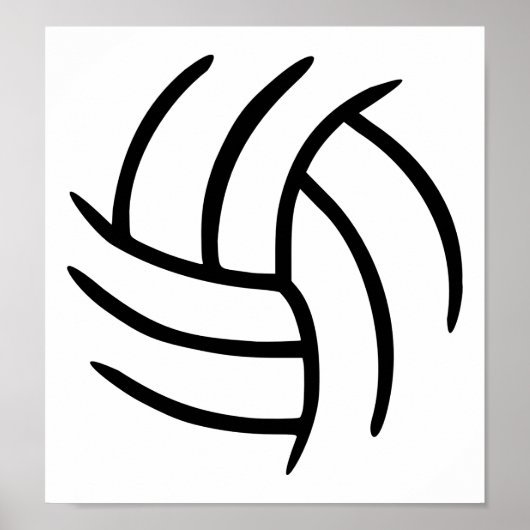 Poster Volley-ball (Devant)