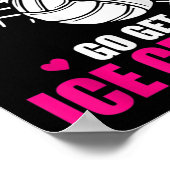 Poster Volley-ball Amusant Si Vous Voulez Un Serve Doux G (Coin)