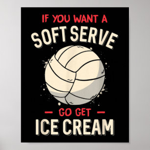 Poster Volley-ball Amusant Si Vous Voulez Un Volley-ball
