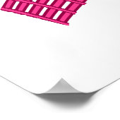 Poster Volley-ball et net (Coin)