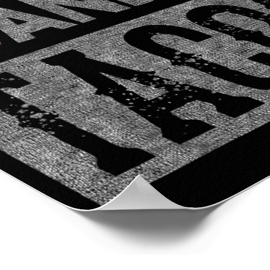 Poster Volley-ball et Tacos Amusants Taco dévêtus (Coin)