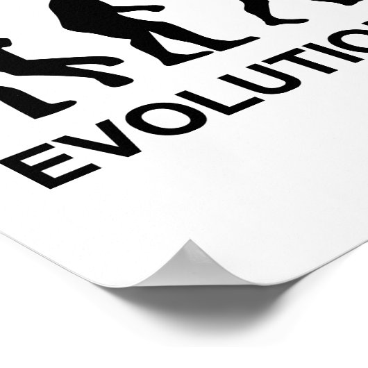 Poster Volley-ball Évolution (Coin)