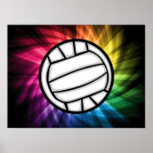 Poster Volley-ball; spectre (Devant)