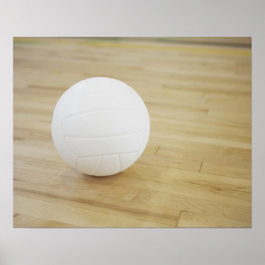 Poster Volley-ball sur parquet (Devant)