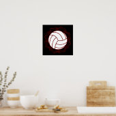 Poster volley-ball tribal (Cuisine)