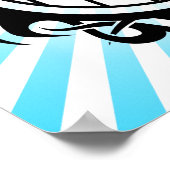 Poster volley-ball tribal (Coin)