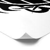 Poster volley-ball tribal (Coin)