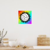Poster volley-ball tribal (Cuisine)