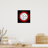 Poster volley-ball tribal (Cuisine)