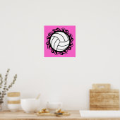Poster volley-ball tribal (Cuisine)