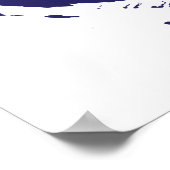 Poster Volley Bleu Rouge Et Blanc 2 (Coin)