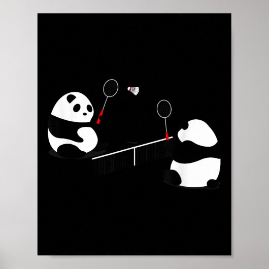 Poster Volley Panda Badminton (Devant)