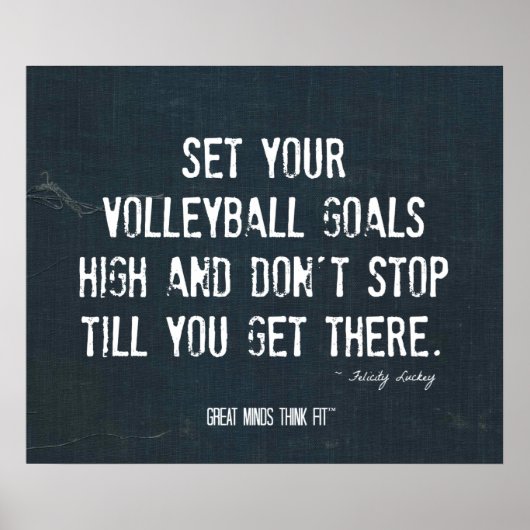 Poster Volleyball 004 - Denim Inspiration (Devant)