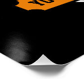 Poster Volleyball AJOUTER TEXTE École Varsity Team Joueur (Coin)