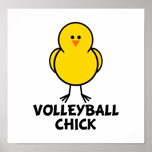 Poster Volleyball Chick (Devant)